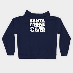 Santa monica beach Kids Hoodie